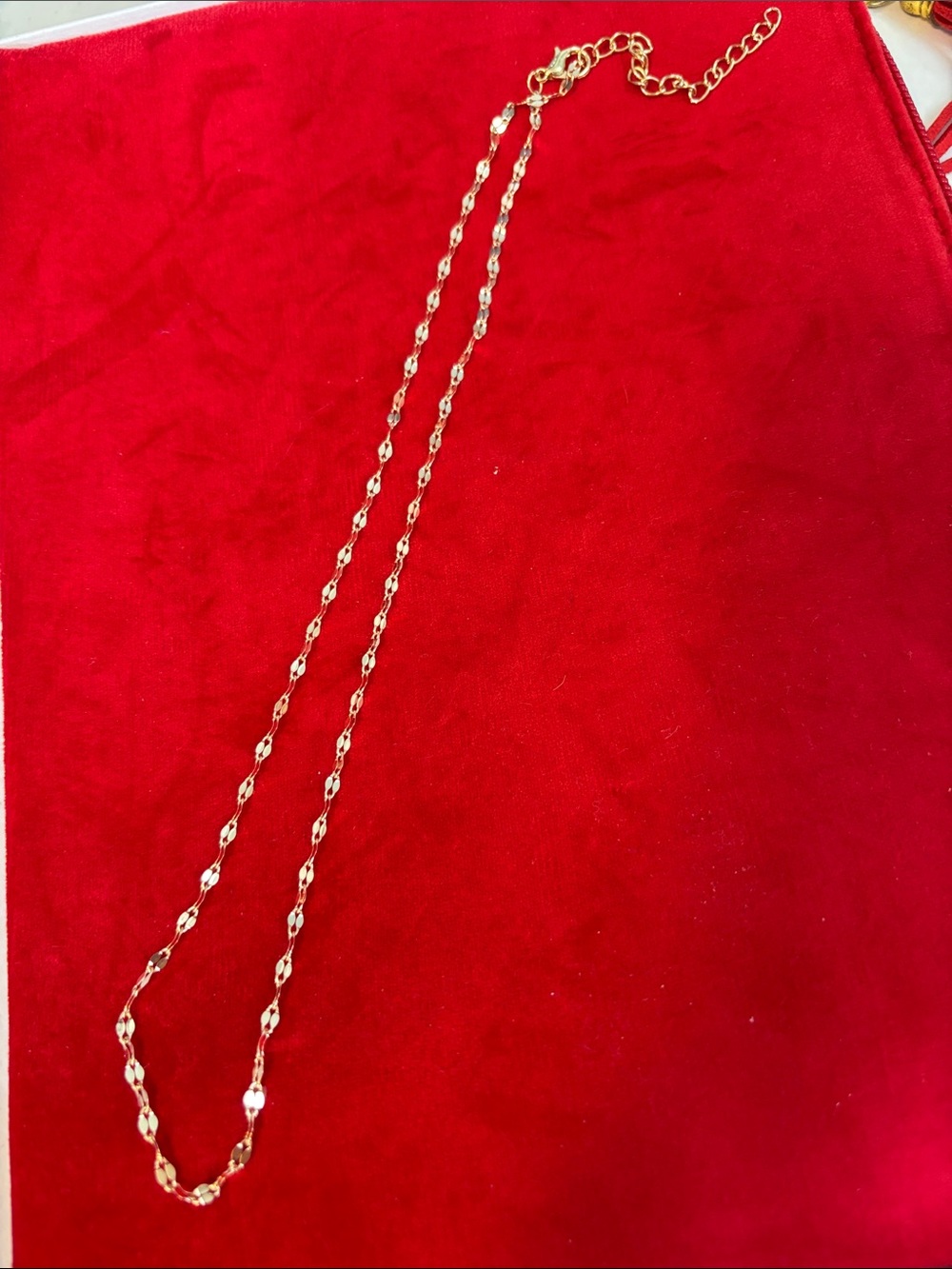 Gold-Tone Twisted Link Necklace - Women Jewelry